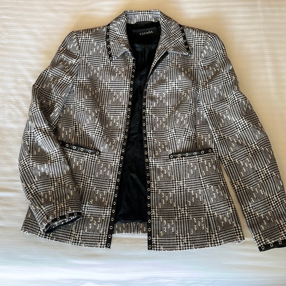 Eacada Leather trimmed jacket - Picture 2 of 12